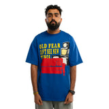 Lost Days Old Fears Can't See T-shirt - Blue