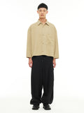 Merely Made Napping Cropped Shirts - Orinoco Green