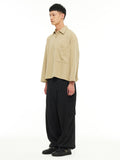 Merely Made Napping Cropped Shirts - Orinoco Green