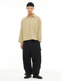 Merely Made Napping Cropped Shirts - Orinoco Green