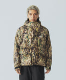 XLarge Raglan Puffer Hooded Jacket - Camo