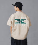 XLarge X Logo S/S Work Shirt - Beige