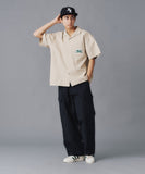 XLarge X Logo S/S Work Shirt - Beige