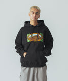 XLarge Rope Logo Hooded Sweatshirt - Black