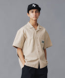 XLarge X Logo S/S Work Shirt - Beige