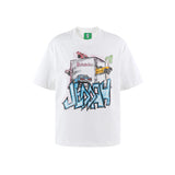 No Bad Vibez J Town Tee - White