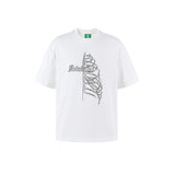 No Bad Vibez Ribcage Tee - White