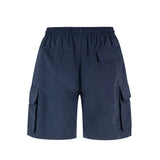 No Bad Vibez Navy 4 Pockets Cargo Shorts - Navy