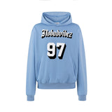 No Bad Vibez BBY97 Hoodie - Sky Blue