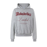 No Bad Vibez RED LTD Hoodie - Grey