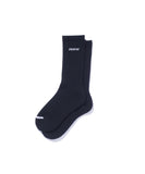 XLarge Old English Emb. Socks - Black