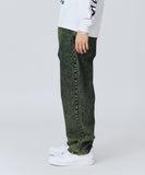 XLarge Overdyed Denim Pantsv - Olive