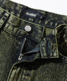 XLarge Overdyed Denim Pantsv - Olive