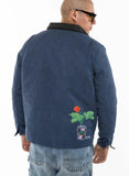 Pas De Mer Stoned Island Jacket - Blue