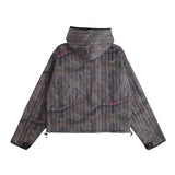 Jungles Jungles Airbrushed Tree Quilted Jacket - Camo