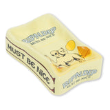 RIP N DIP Barnum Ceramic Ash Tray  - Yellow