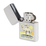 RIP N DIP Barnum Refillable Lighter - Silver