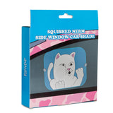 RIP N DIP Squished Nerm Car Side Window Shade - blue