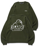 XLarge Slanted Og Crewneck Knit Top - Green