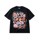 Market Smiley Radiating Joy T-Shirt - Washed-Black