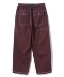 XLarge Stitched Easy Baker Pants - Burgundy