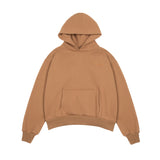 7th Vision Logo Hoodie - Brown