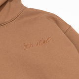 7th Vision Logo Hoodie - Brown