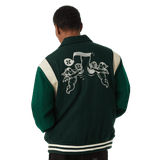 HUF Song Varsity Jacket - Hunter Green