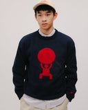 We Are Not Friends Sunrise Sweater - Navy