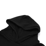 Students Uni Pullover Hoodie - Black