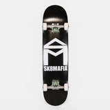 Skate Mafia House Logo Black Complete Skateboard 7.75"