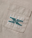 XLarge X Logo S/S Work Shirt - Beige