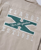 XLarge X Logo S/S Work Shirt - Beige