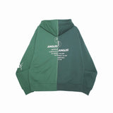 Jungles Jungles Appointment Only Zip up Split Hoodie - Green