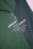 Jungles Jungles Appointment Only Zip up Split Hoodie - Green