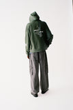 Jungles Jungles Appointment Only Zip up Split Hoodie - Green