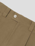 Merely Made Cappuccino Dobby Cotton Wide Cropped Pants