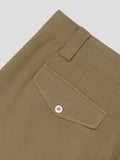 Merely Made Cappuccino Dobby Cotton Wide Cropped Pants