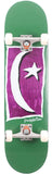 Foundation Star & Moon V2 Green Complete Skateboard 8.13