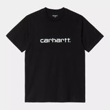 Carhartt Wip S/S Script T-Shirt - Black/White