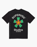 Supervsn Starburst Tee - Vintage Black