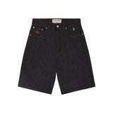 Walk in Paris The Raw Denim Baggy Shorts - Blue