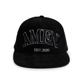 Amen Corduroy Strapback - Black