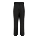 Personal Issues Double Plated Wide Leg Trousers - Black